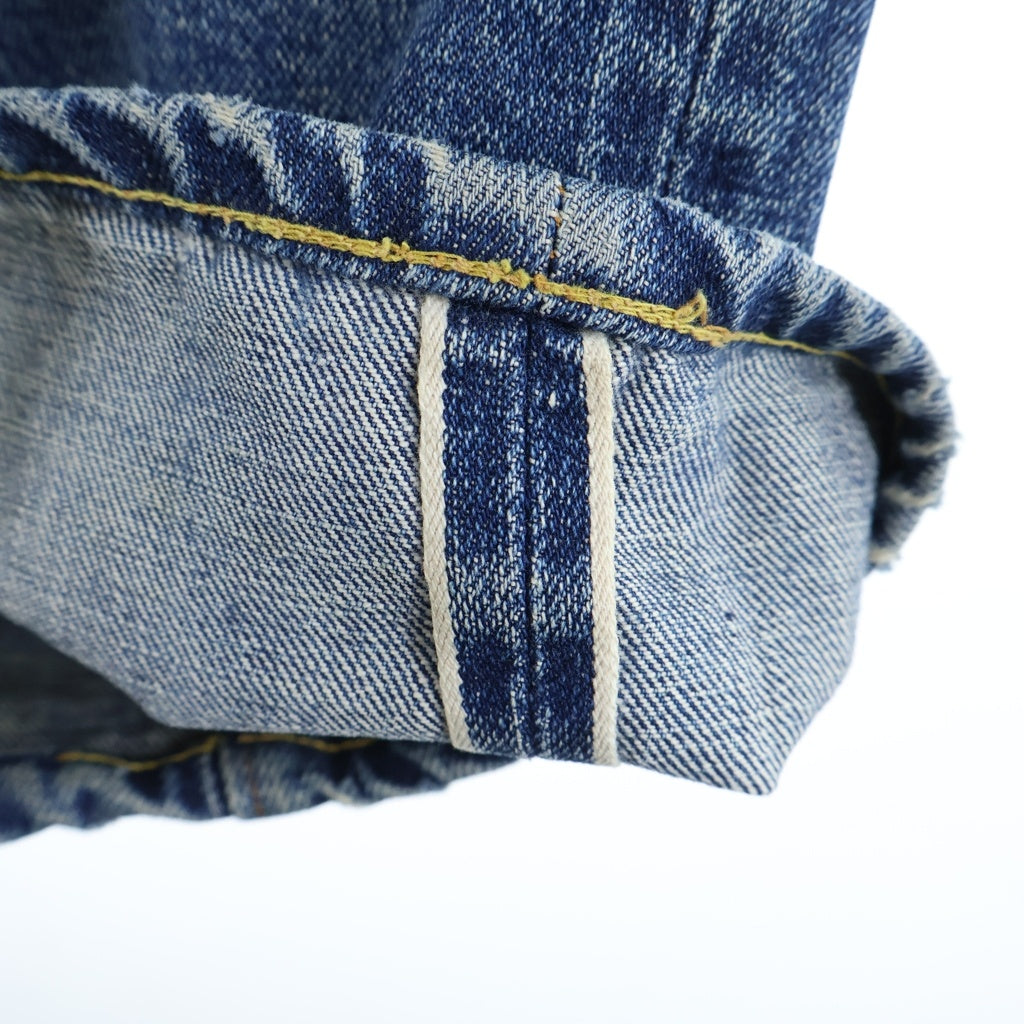 Levi's(リーバイス) 70S 501 BIG E 後期 不均等V 足長R ボタン裏刻印8 並行ステッチ デニムパンツ インディゴ