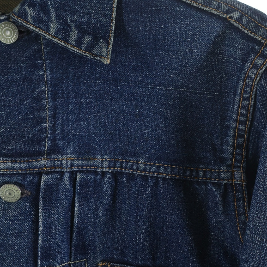Levi's(リーバイス) 50S 507XX 2nd 片面タブ BIG E 初期 ボタン裏17 デニムジャケット インディゴ