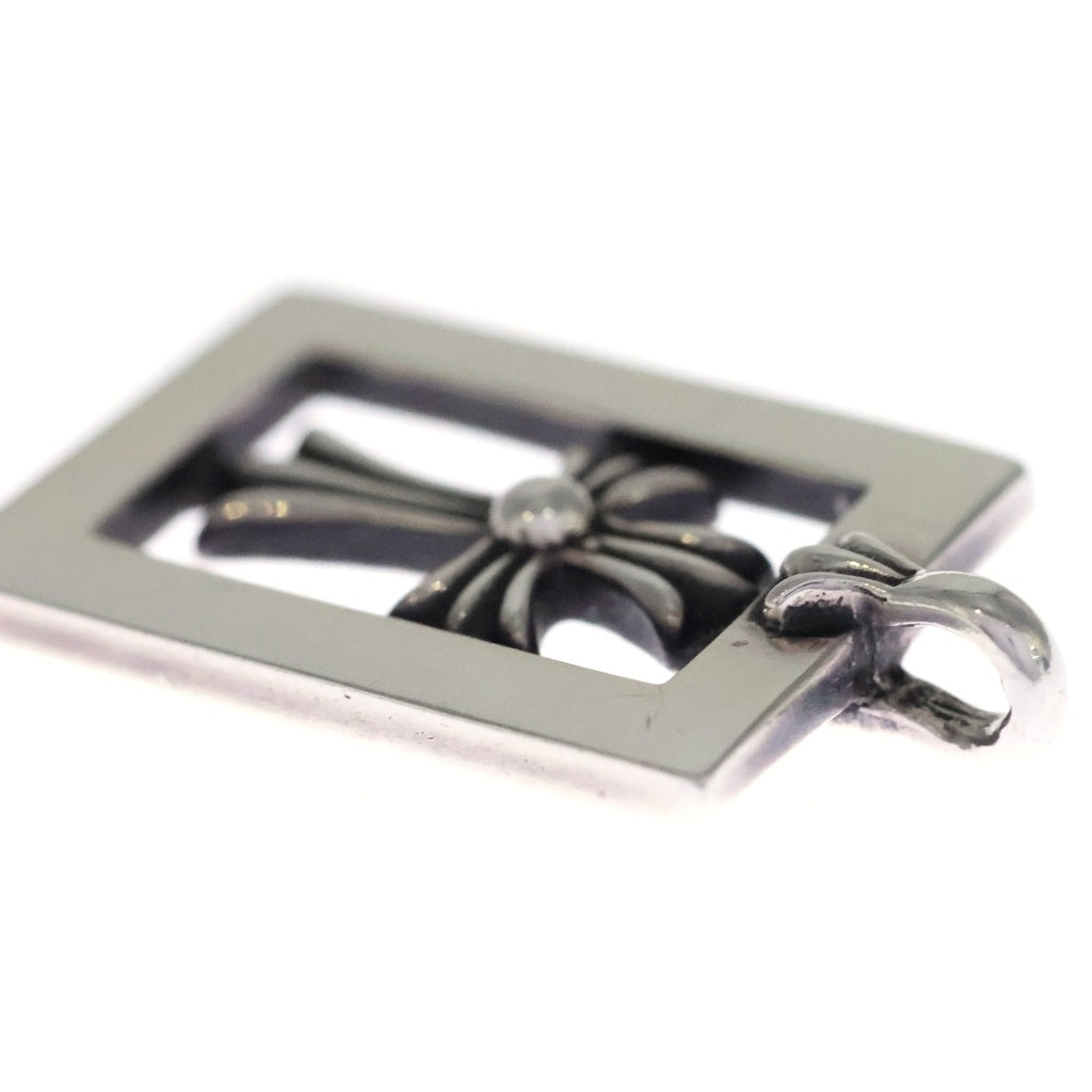 CHROME HEARTS(クロムハーツ) FRAMED OPEN BABY FAT フレームド オープン ベイビー ファット ネックレストップ シルバー -