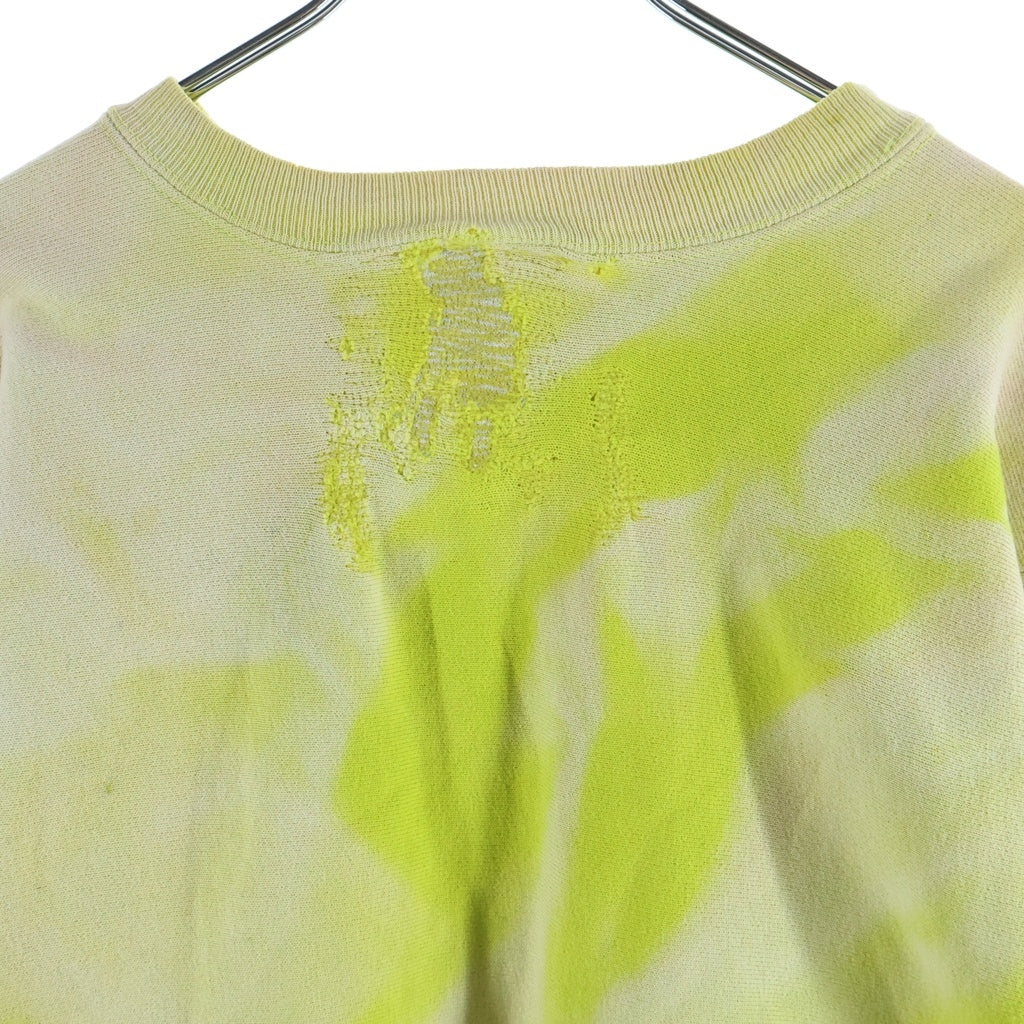 CHAMPION(チャンピオン) 90S REVERSE WEAVE CHEMICAL WASH SWEAT リバースウィーブ ケミカルウォッシュ スウェット ライトグリーン