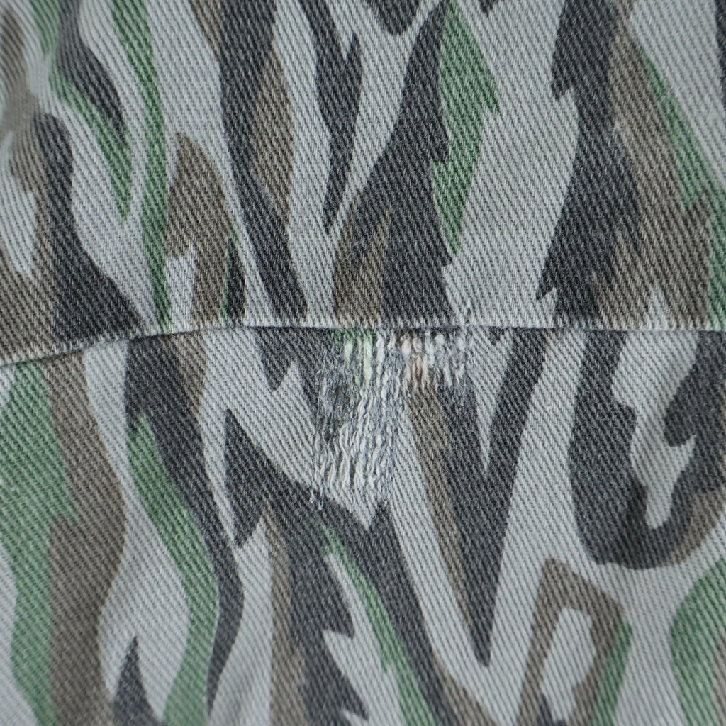 WOOLRICH(ウールリッチ) 80S VINTAGE SHADOW BARK CAMOUFLAGE L/S SHIRT カモフラージュ 長袖シャツ カーキ/ブラウン