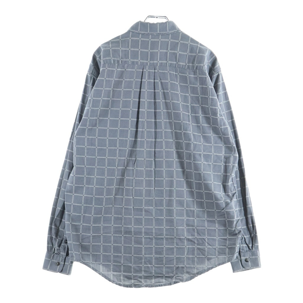 PATAGONIA(パタゴニア) 90S VINTAGE WINDOWPANE FLANNEL SHIRT フランネル長袖シャツ グレー