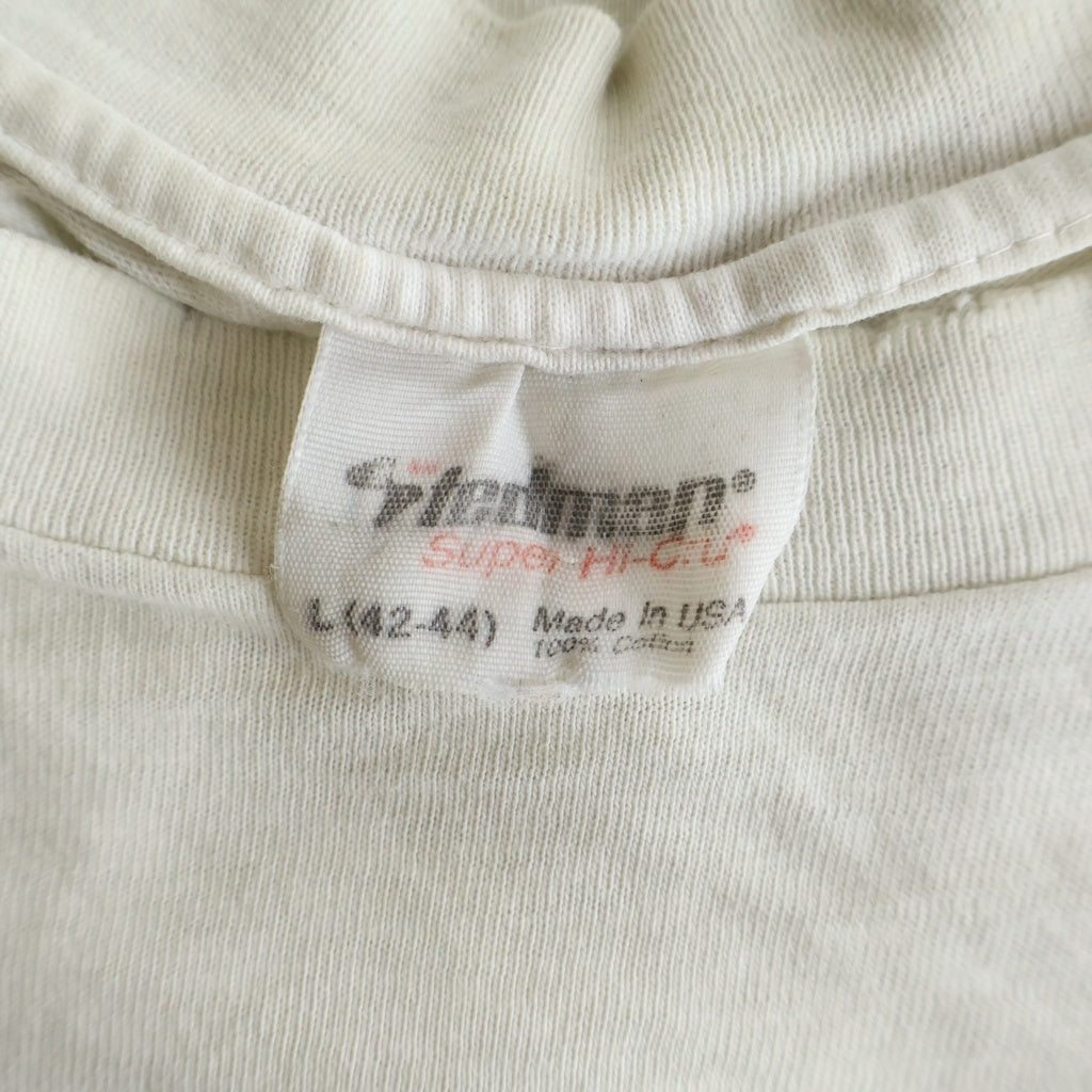 VINTAGE(ヴィンテージ) 80S WOODY JACKSON ART TEE アート 片面プリント半袖カットソーTシャツ ホワイト -