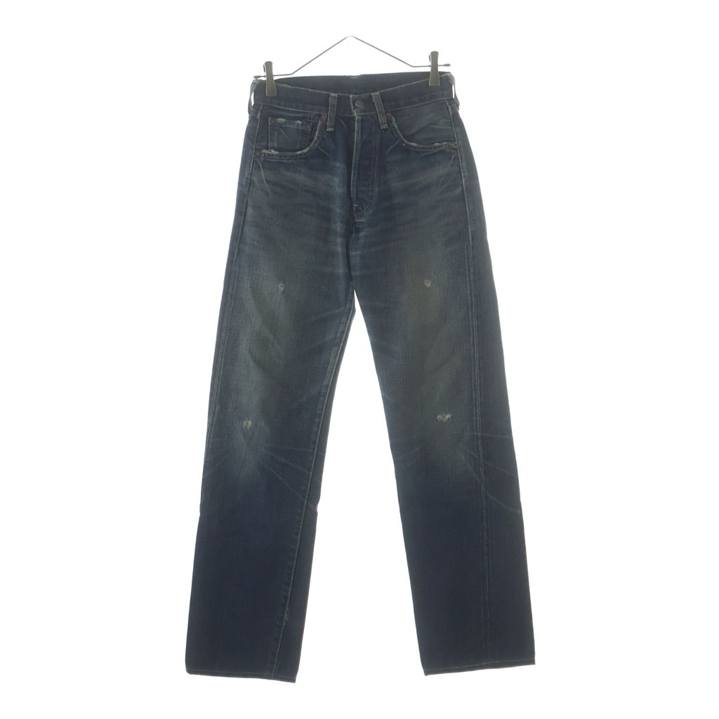Levi's(リーバイス) 66501 1966年モデル 復刻 BIG E ボタン裏無刻印 日本製 ボタンフライ デニムパンツ インディゴ 66501-0062 66501-0062