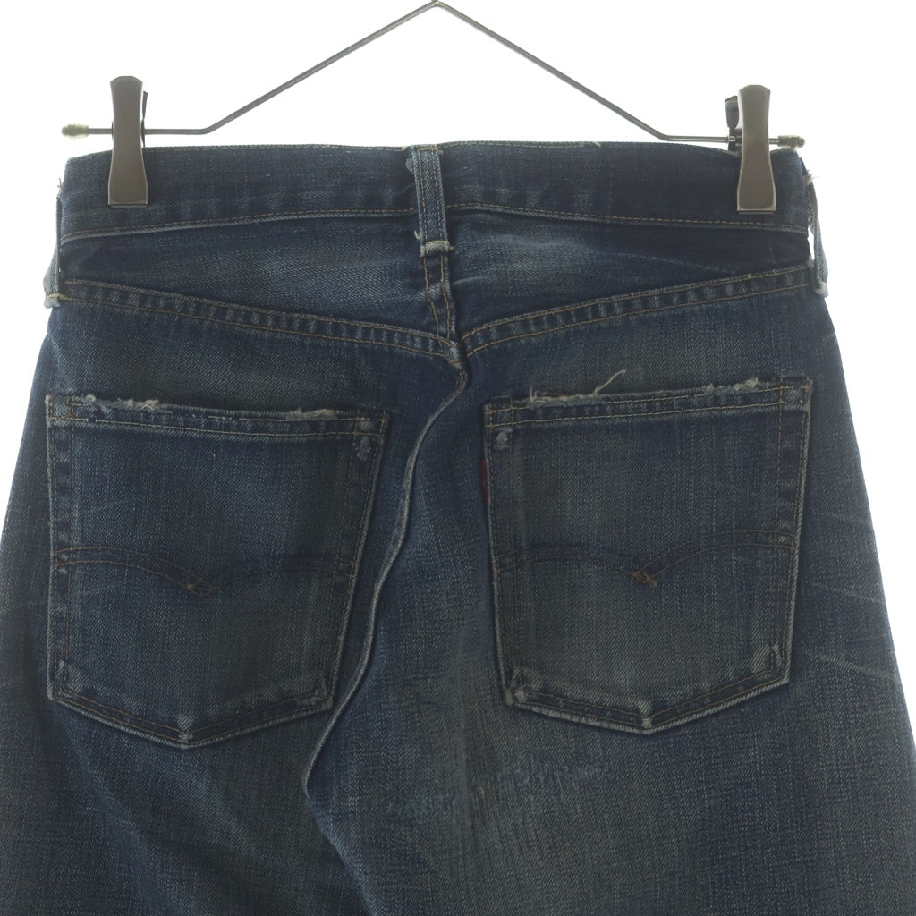 Levi's(リーバイス) 66501 1966年モデル 復刻 BIG E ボタン裏無刻印 日本製 ボタンフライ デニムパンツ インディゴ 66501-0062 66501-0062