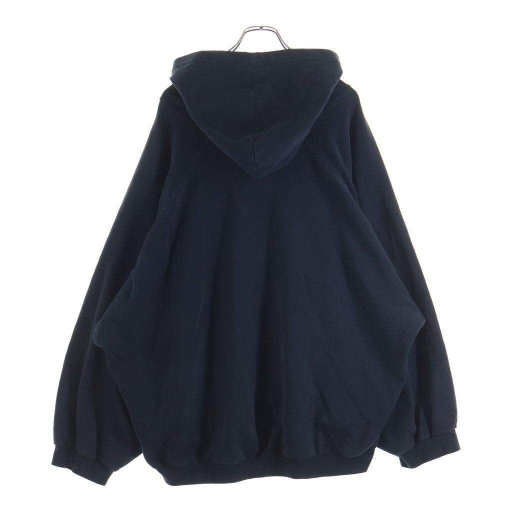 RAF SIMONS(ラフシモンズ) 02AW ARCHIVE Virginia Creeper期 Creeper Roots Hoodie アーカイブ ヴァージニアクリーパー期 オーバーサイズ プルオーバー スウェットパーカー ダークグレー -