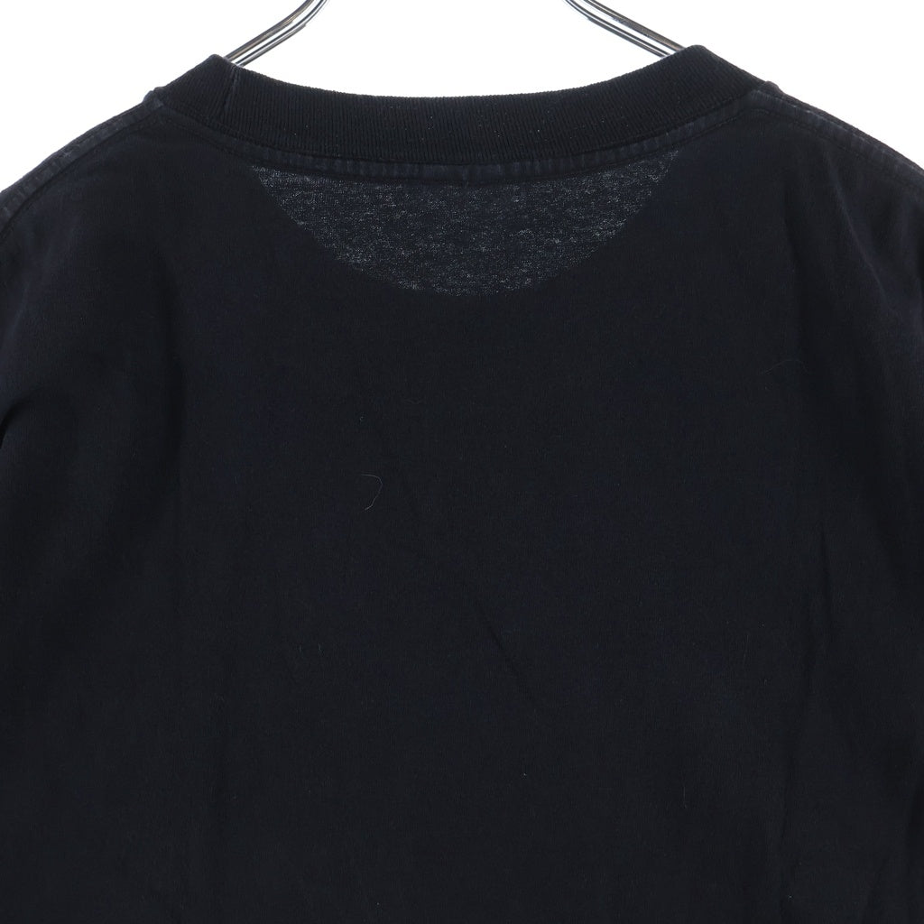 NO BRAND(ノーブランド) 10S 進撃のEVA GRAPHIC TEE アニメ グラフィック 片面プリント半袖カットソーTシャツ ブラック -