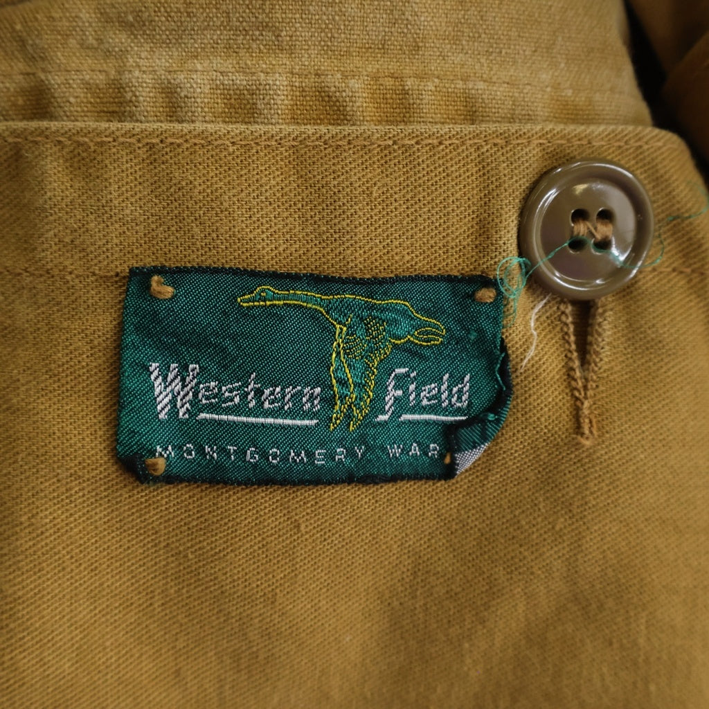 VINTAGE(ヴィンテージ) 50-60S WESTERN FIELD MONTGOMERY WARD (ウエスタンフィールド モンゴメリーワード) HUNTING JACKET ハンティング カバーオール ジャケット ベージュ/ブラウン