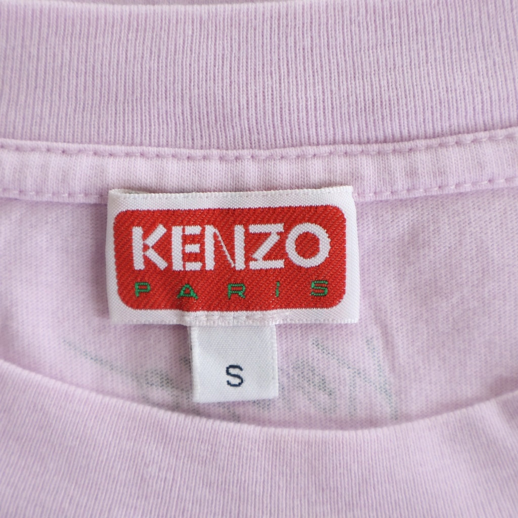 KENZO(ケンゾー) POPPY NIGO FLOWER PRINT T-SHIRT パピー フラワープリント クルーネック半袖Tシャツ ピンク FC52TS024CSM レディース