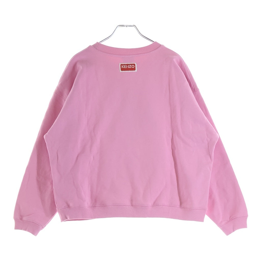 KENZO(ケンゾー) BOKE FLOWER SWEATSHIRT ボークフラワースウェット クルーネック長袖スウェット ピンク FC62SW0114ME レディース