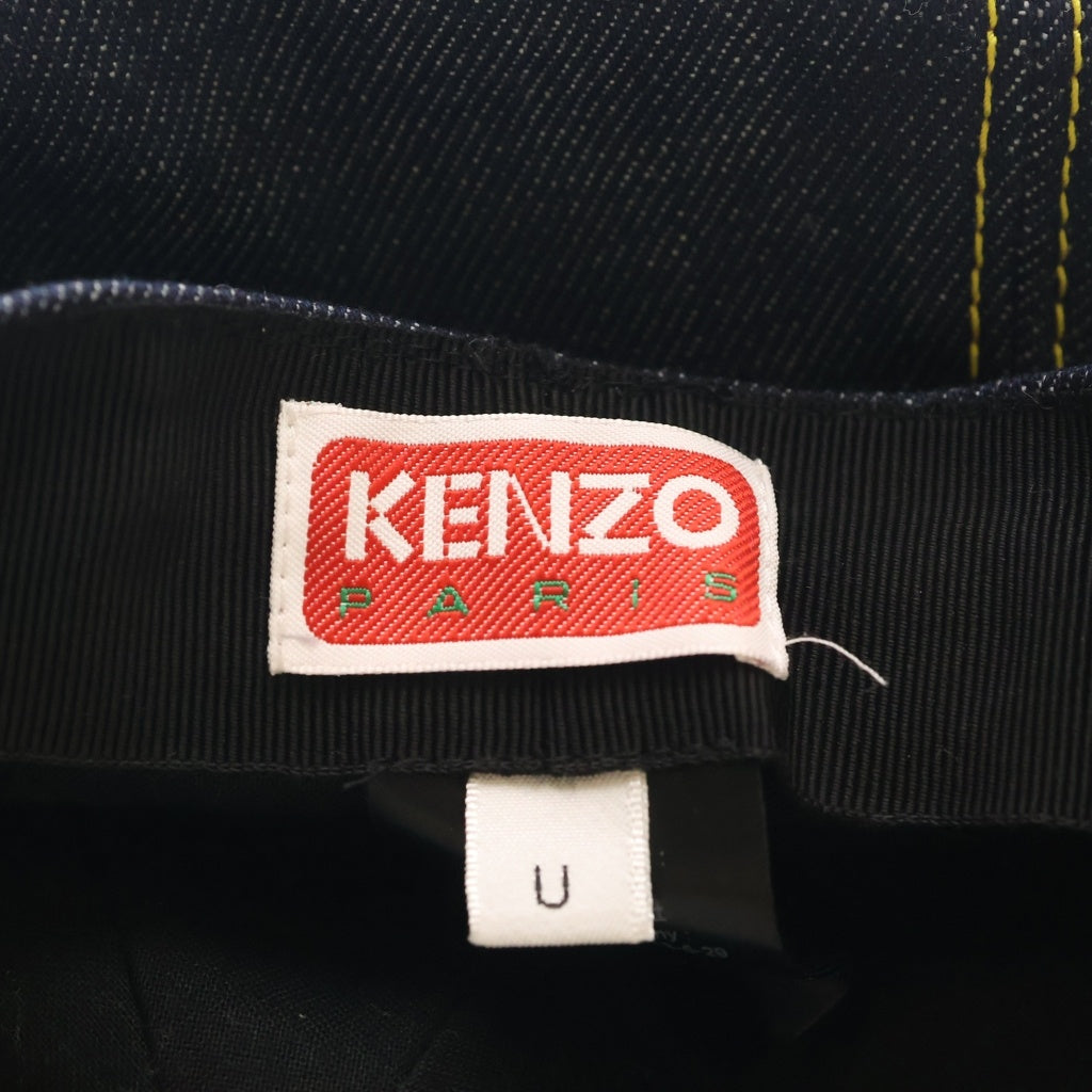 KENZO(ケンゾー) DENIM BAKER BOY HAT デニムベーカーボーイハット ベレー帽 デニム インディゴ FC62AC9529EI