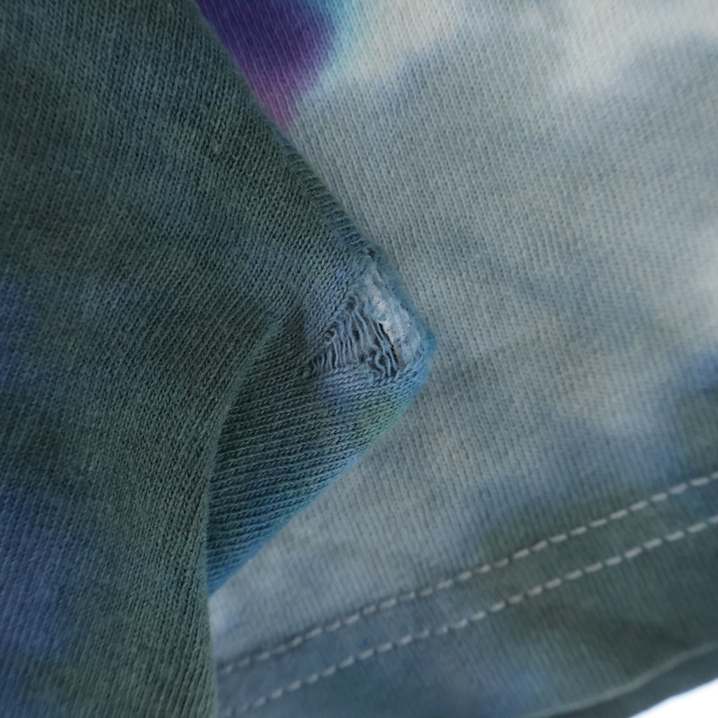 VINTAGE(ヴィンテージ) 90S HAVE A DEAD DAY SMILE TIE DYE TEE ハブ ア デッド デイ スマイル 片面プリント半袖カットソーTシャツ タイダイ ブルー/パープル/マルチカラー