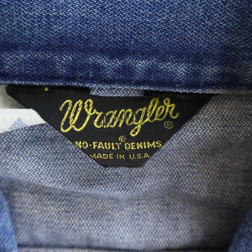 Wrangler(ラングラー) 70-80S VINTAGE 136MJ DENIM JACKET ヴィンテージ デニム ジャケト インディゴ