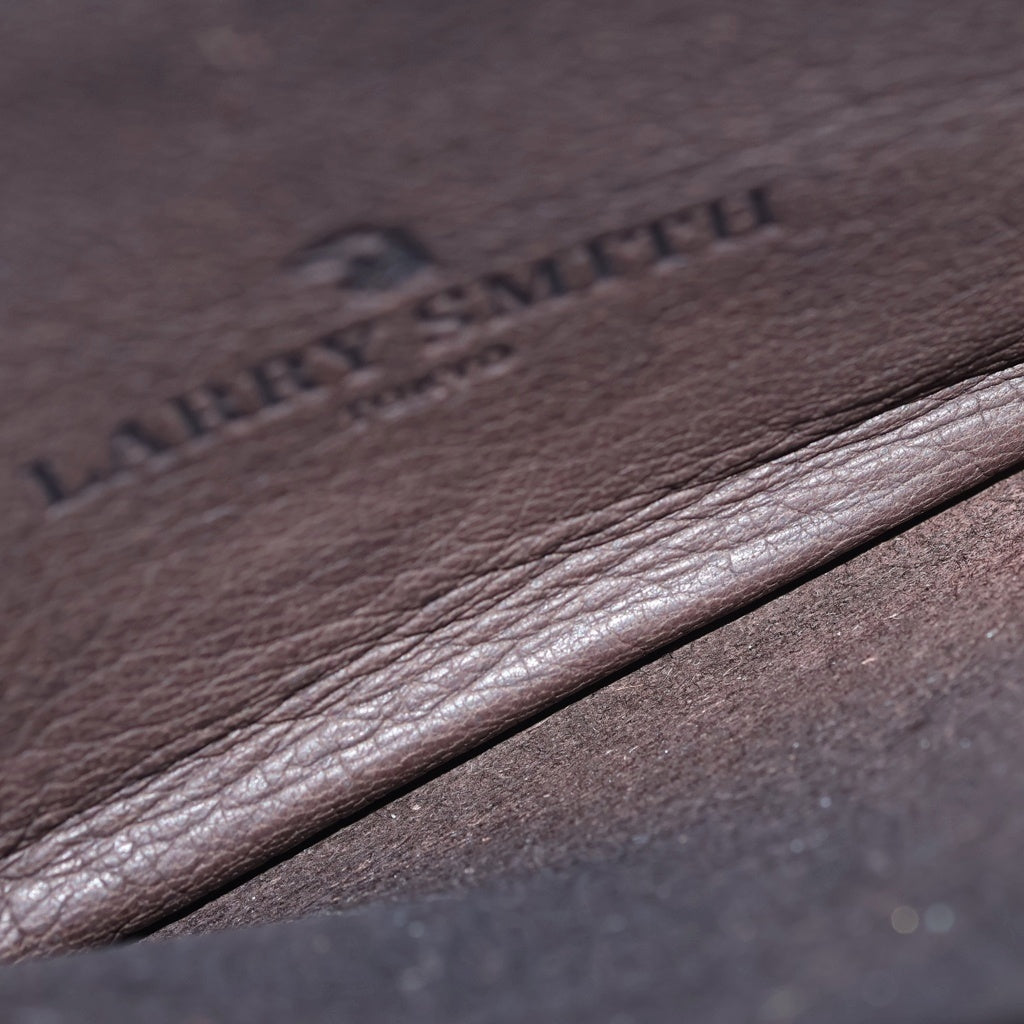 LARRY SMITH(ラリースミス) DEERSKIN POUCH ディアスキン ポーチ LT-0080 ブラック