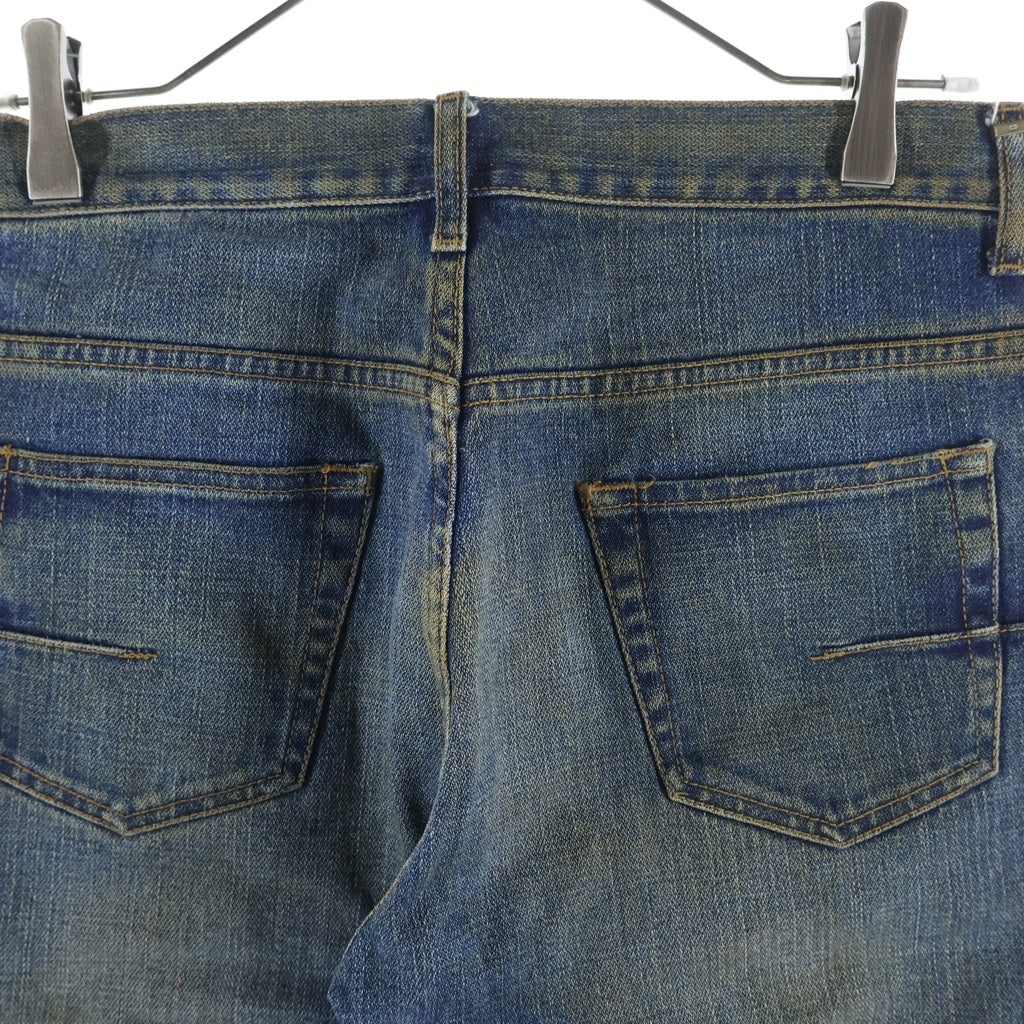 Dior HOMME(ディオールオム) 04AW VICTIM期 RUST DENIM PANTS エディ期 錆加工 デニムパンツ ストレート インディゴ 4HH1016205