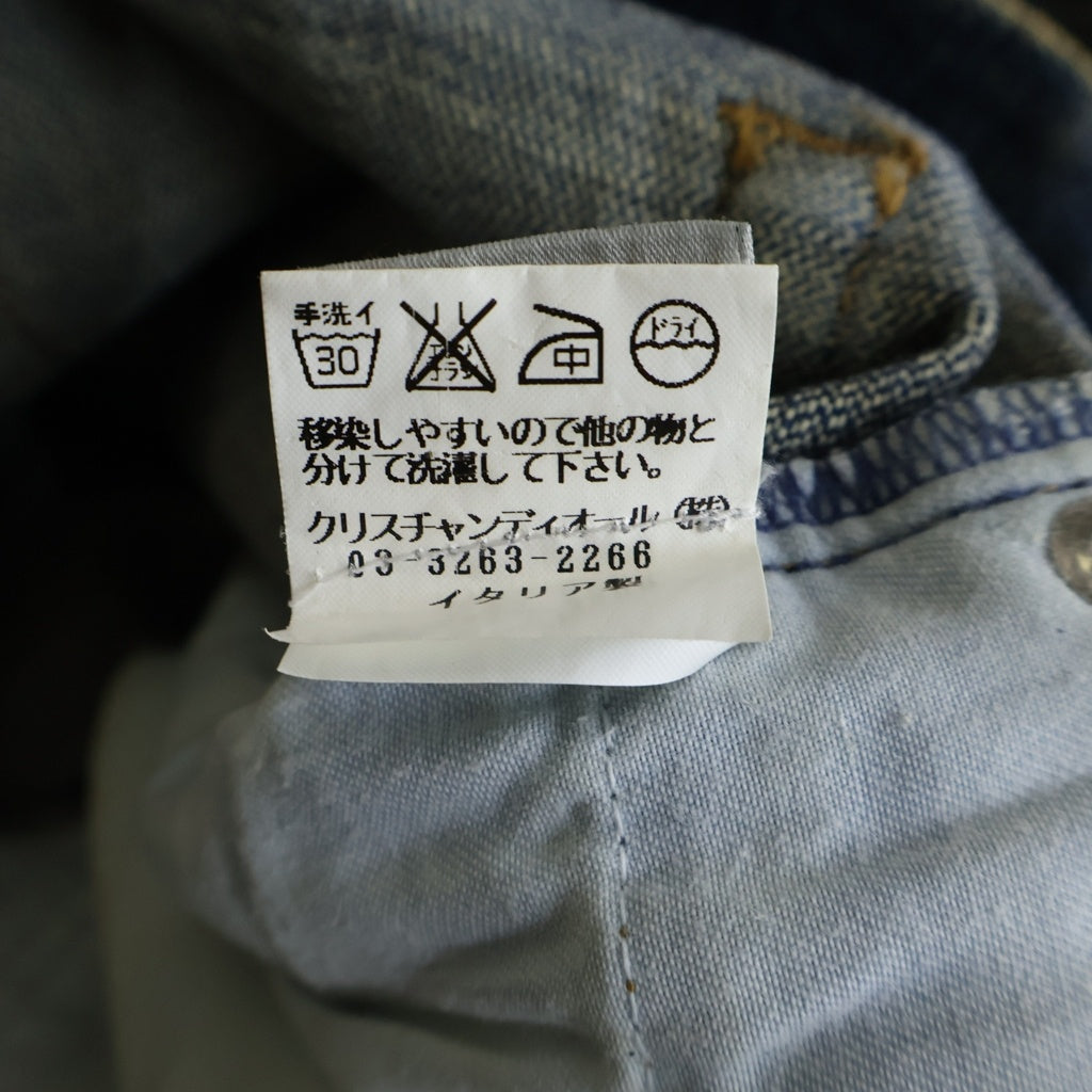 Dior HOMME(ディオールオム) 04AW VICTIM期 RUST DENIM PANTS エディ期 錆加工 デニムパンツ ストレート インディゴ 4HH1016205