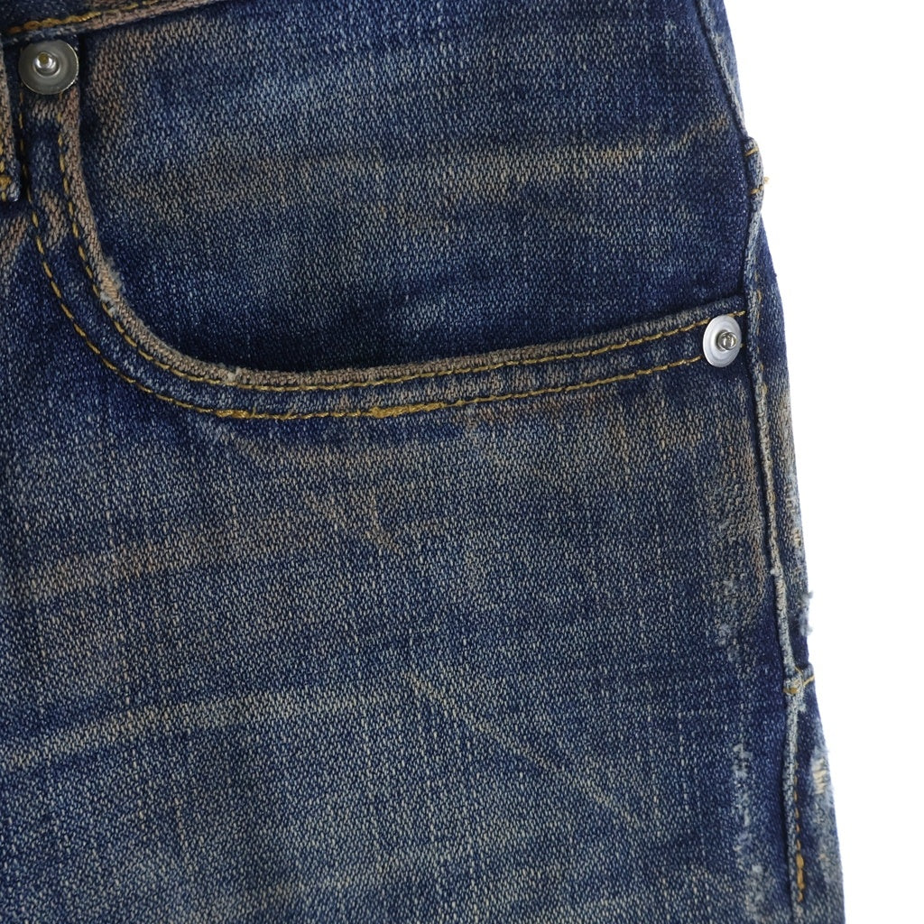 Dior HOMME(ディオールオム) 05AW RUST-WASHED DENIM PANTS 赤錆加工 デニムパンツ インディゴ 5HH1011220