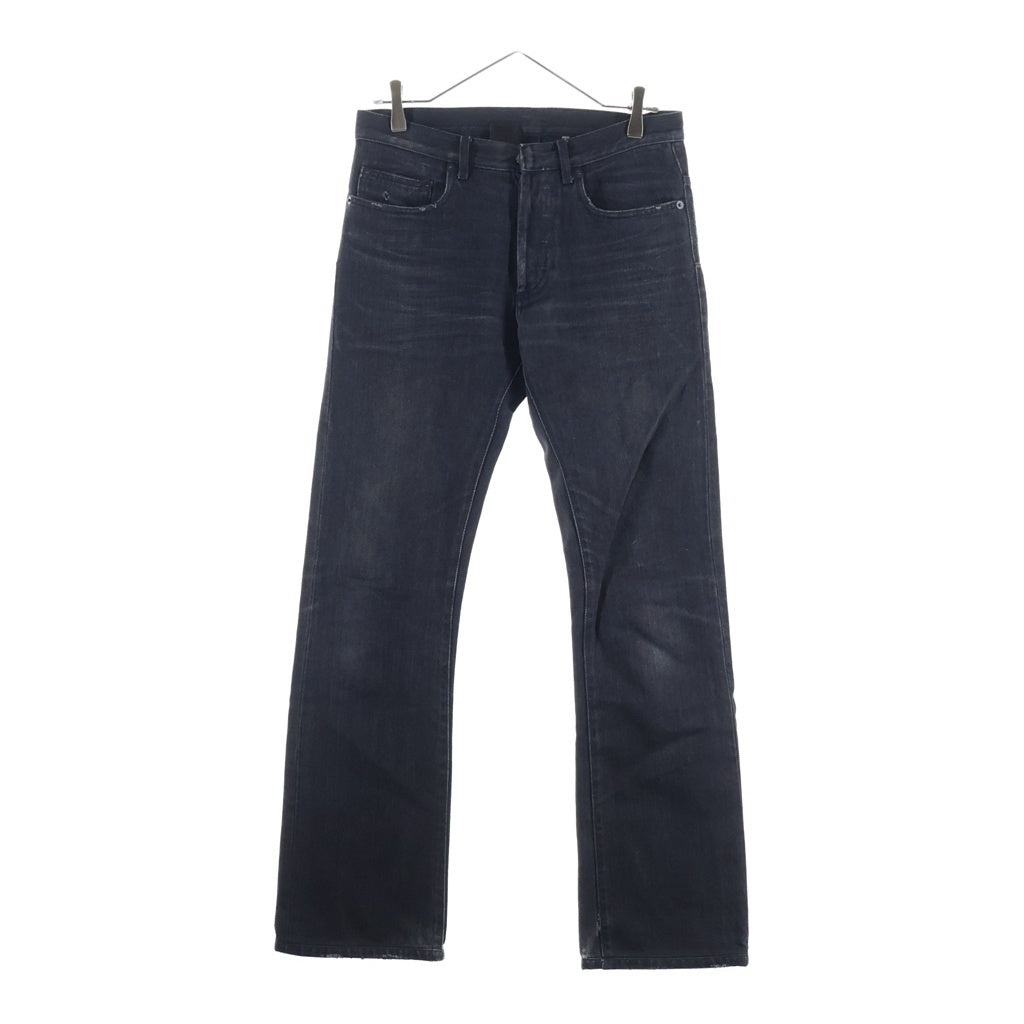 Dior HOMME(ディオールオム) 05AW GARMENT-DYED BOOTCUT DENIM PANTS エディ期 後染め ブーツカット デニムパンツ ブラック 5HH1011208