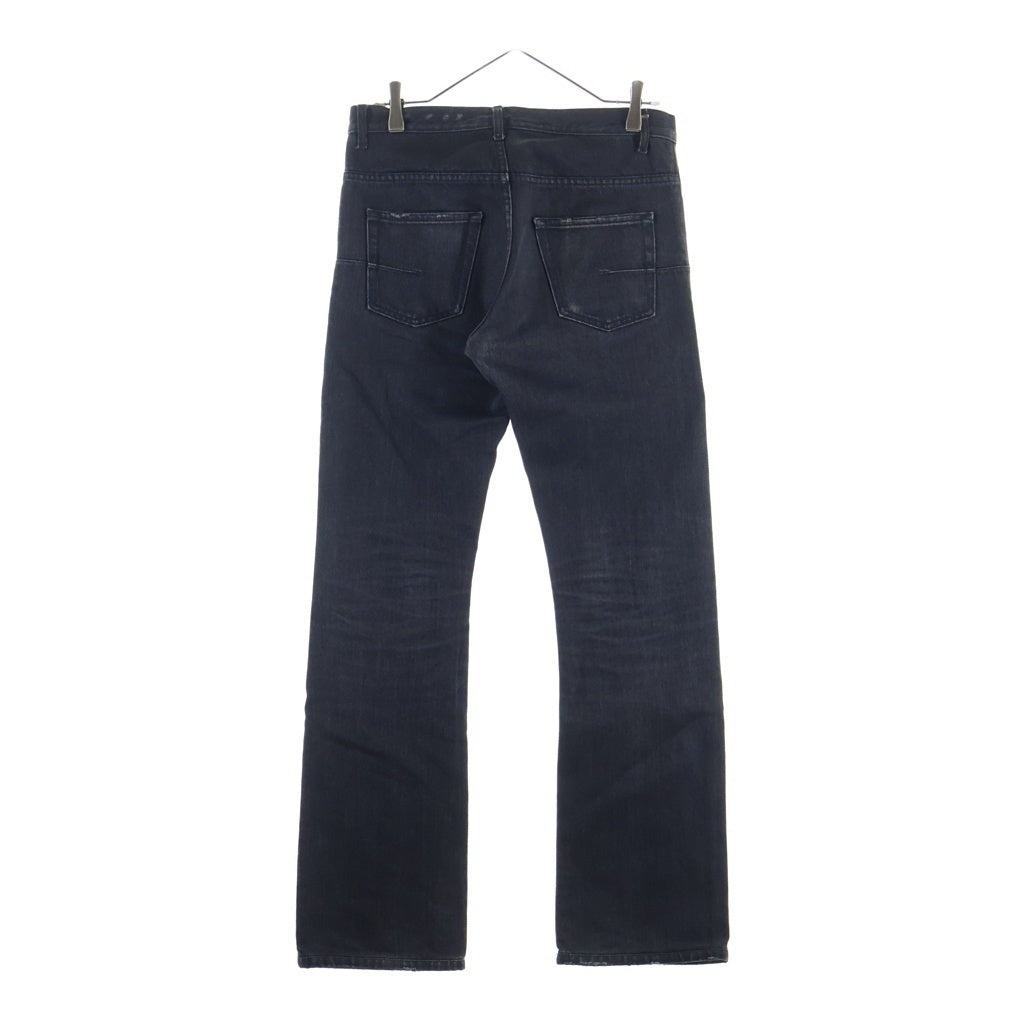 Dior HOMME(ディオールオム) 05AW GARMENT-DYED BOOTCUT DENIM PANTS エディ期 後染め ブーツカット デニムパンツ ブラック 5HH1011208