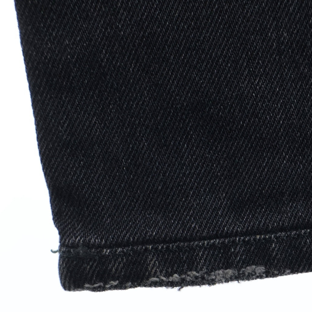 Dior HOMME(ディオールオム) 05AW GARMENT-DYED BOOTCUT DENIM PANTS エディ期 後染め ブーツカット デニムパンツ ブラック 5HH1011208