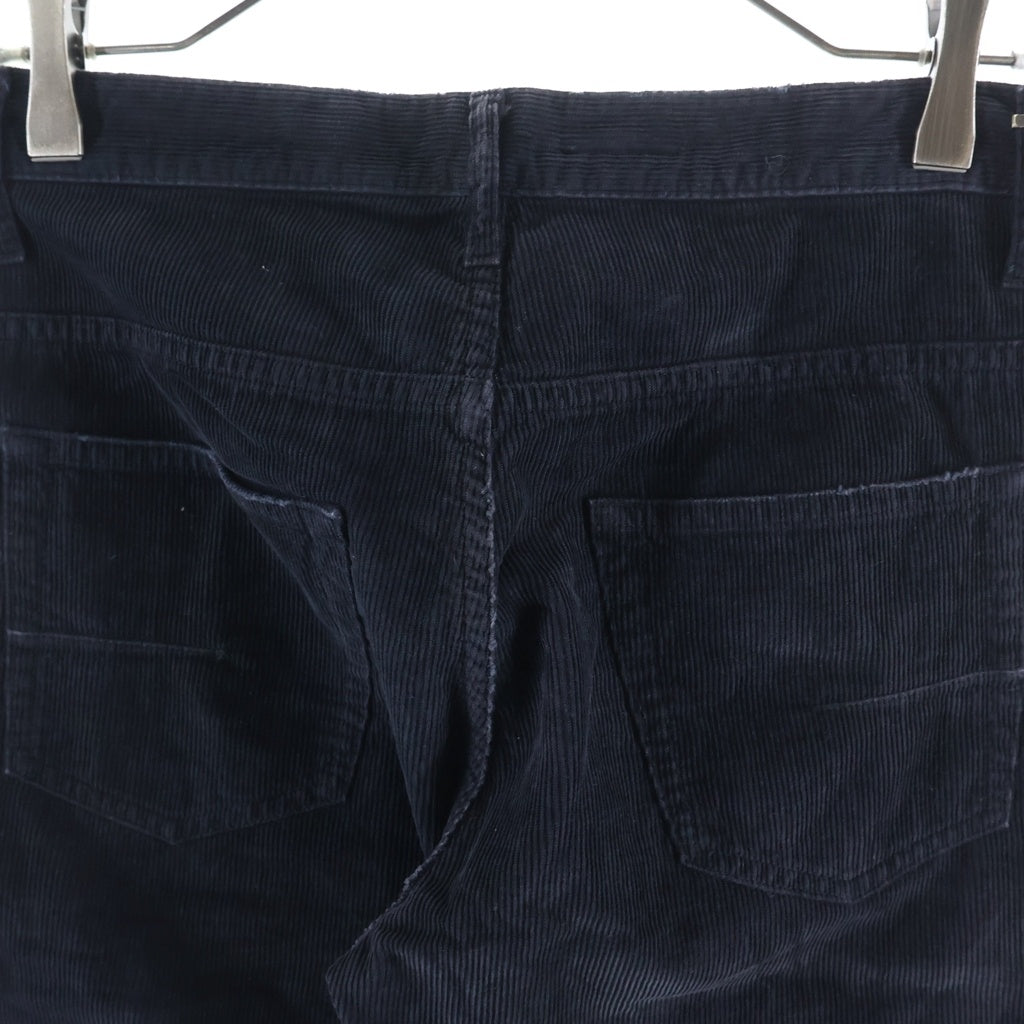 Dior HOMME(ディオールオム) 05AW STRAIGHT CORDUROY PANTS ストレート コーデュロイ パンツ ブラック