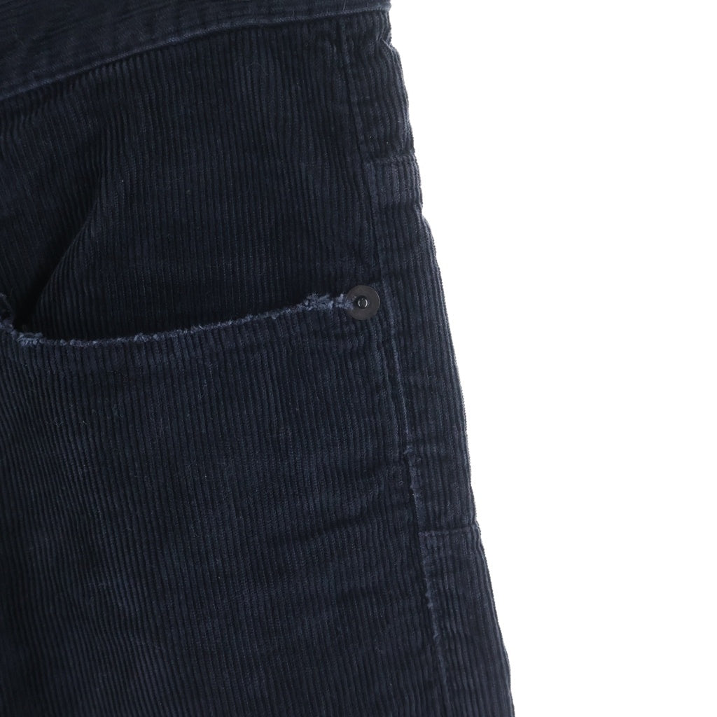 Dior HOMME(ディオールオム) 05AW STRAIGHT CORDUROY PANTS ストレート コーデュロイ パンツ ブラック