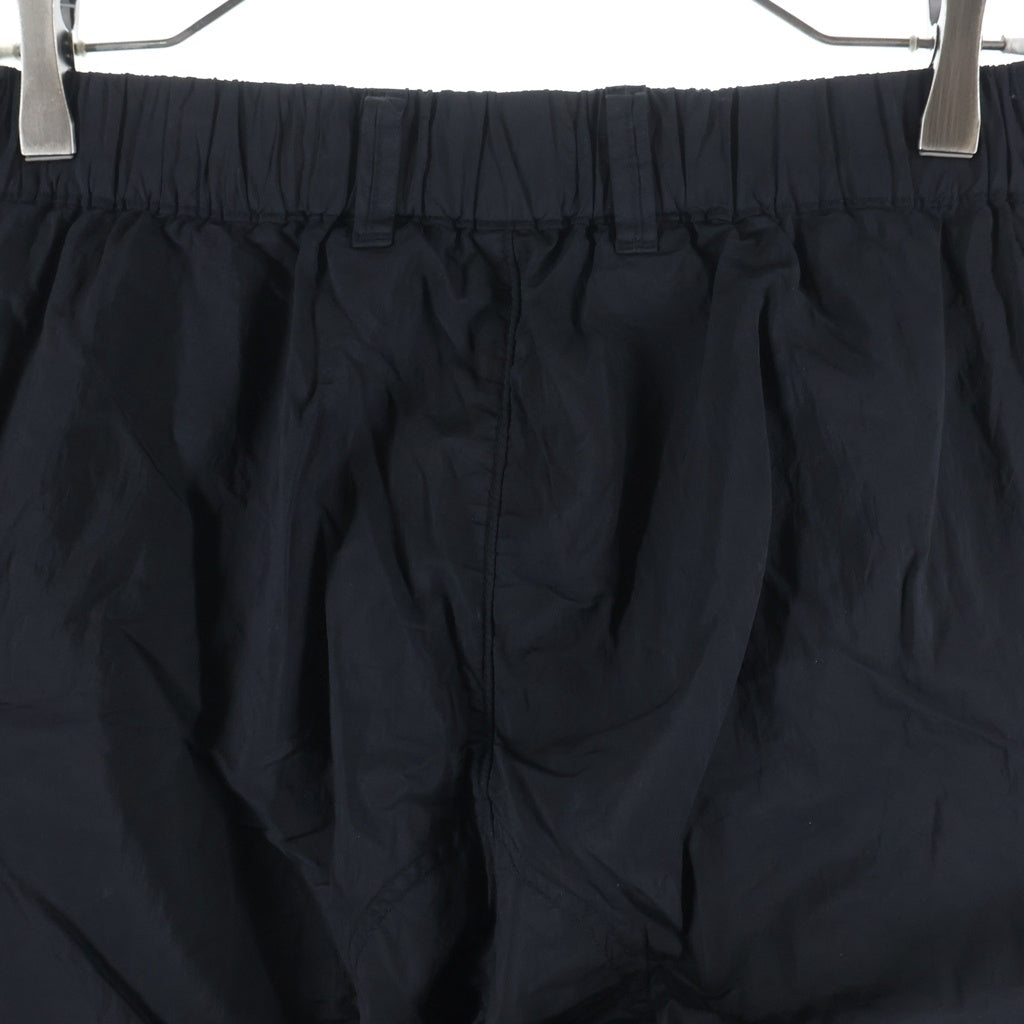 STONE ISLAND(ストーンアイランド) 22AW CENTER ZIP CARGO PANTS NYLON METAL 771531619 ナイロンメタル センタージップ ナイロンカーゴパンツ ブラック