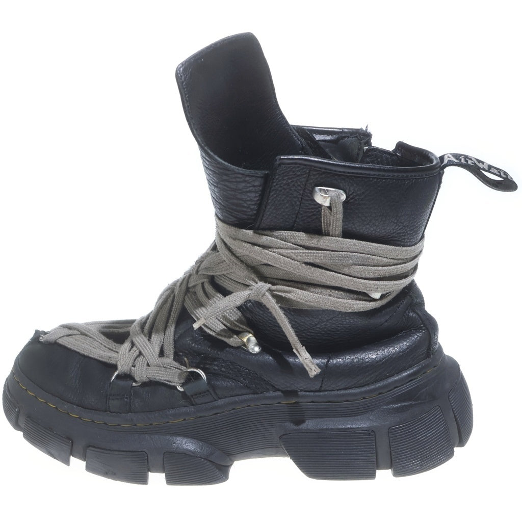 Rick Owens(リックオウエンス) ×Dr.Martens 1460 DMXL JUMBO LACE BOOT ドクターマーチン ジャンボレース ハイカットレザーブーツ ブラック 31755001 DM01D7809
