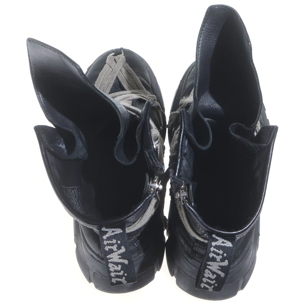Rick Owens(リックオウエンス) ×Dr.Martens 1460 DMXL JUMBO LACE BOOT ドクターマーチン ジャンボレース ハイカットレザーブーツ ブラック 31755001 DM01D7809