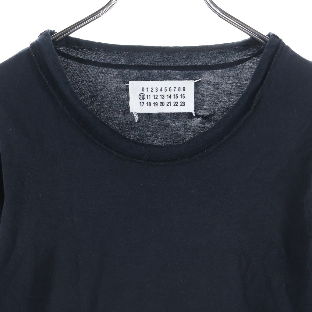 Maison Margiela(メゾンマルジェラ) 11AW COTTON L/S TEE 長袖Tシャツ カットソー ブラック 02PR/2011/3596
