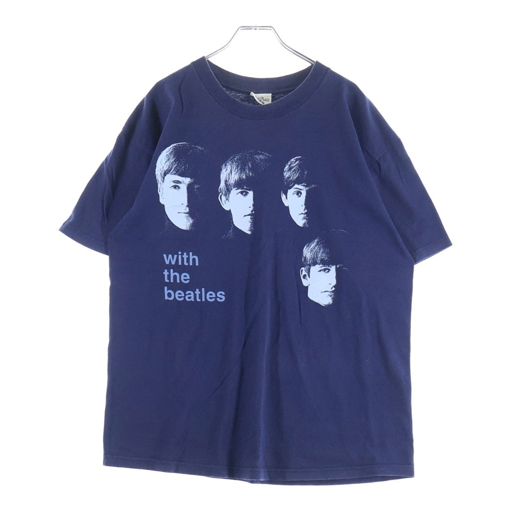VINTAGE(ヴィンテージ) 90S BEATLES THE COMPLETE COLLECTION SERIES TEE ビートルズ 両面プリント 半袖Tシャツ カットソー ネイビー