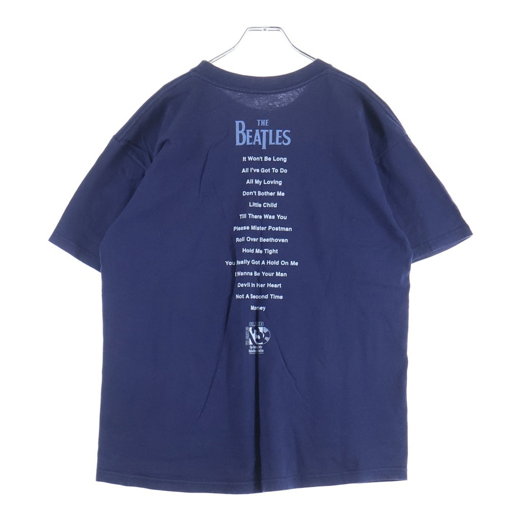 VINTAGE(ヴィンテージ) 90S BEATLES THE COMPLETE COLLECTION SERIES TEE ビートルズ 両面プリント 半袖Tシャツ カットソー ネイビー