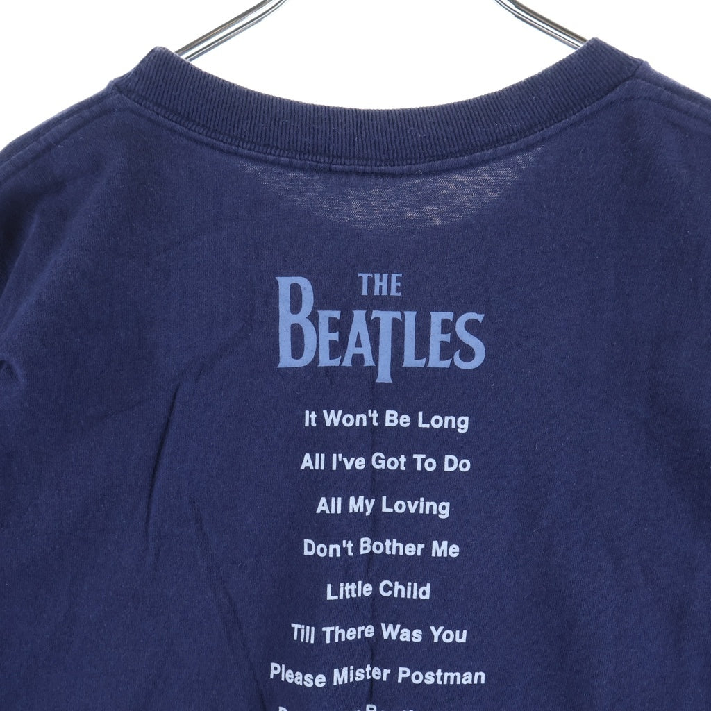 VINTAGE(ヴィンテージ) 90S BEATLES THE COMPLETE COLLECTION SERIES TEE ビートルズ 両面プリント 半袖Tシャツ カットソー ネイビー