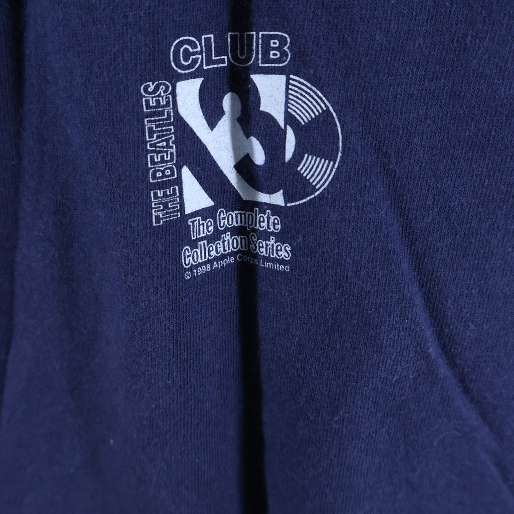 VINTAGE(ヴィンテージ) 90S BEATLES THE COMPLETE COLLECTION SERIES TEE ビートルズ 両面プリント 半袖Tシャツ カットソー ネイビー