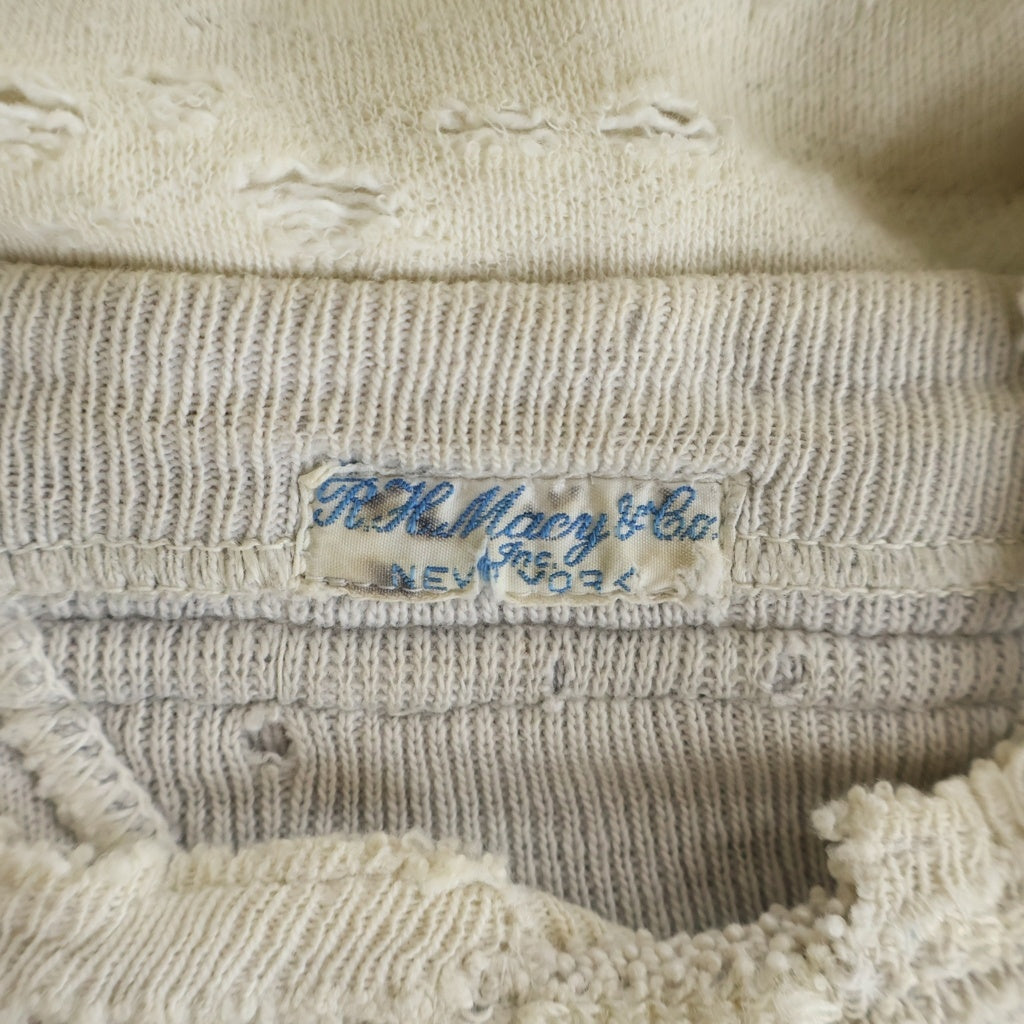 VINTAGE(ヴィンテージ) 30-40S R.H. Macy & Co. DOUBLE FACE PARKA HOODIE 両V ダブルフェイス ドラポケ バインダー オートミール ツートン パーカー スウェット フーディー グレー -