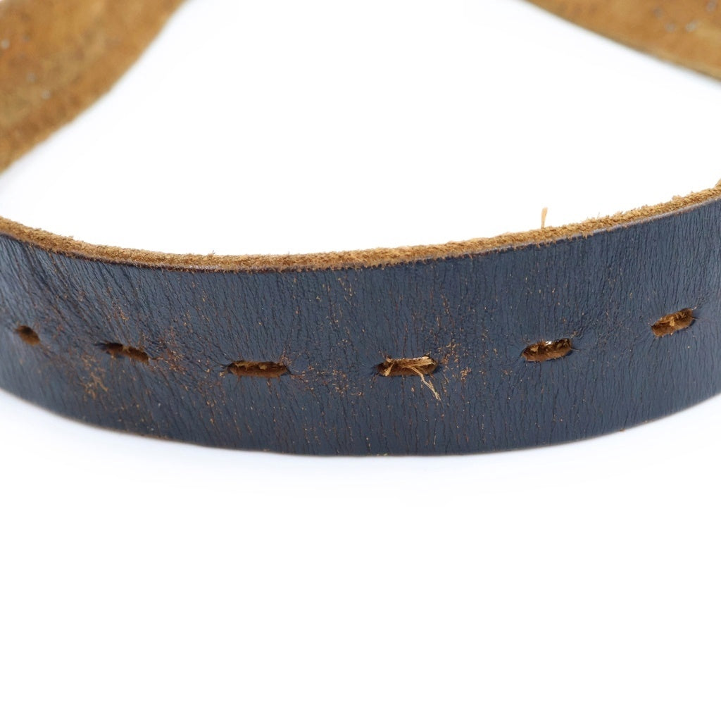 HTC(エイチティーシー) FLORAL RHINESTONE STUDS BELT フローラル ラインストーン スタッズベルト ブラック -