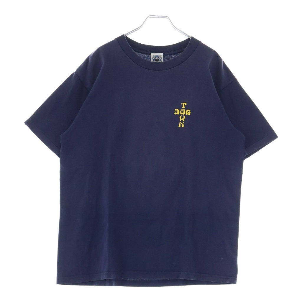 VINTAGE(ヴィンテージ) 90S DOG TOWN OLD SKATE TEE USA製 ドッグタウン 両面プリント 半袖Tシャツ カットソー ネイビー