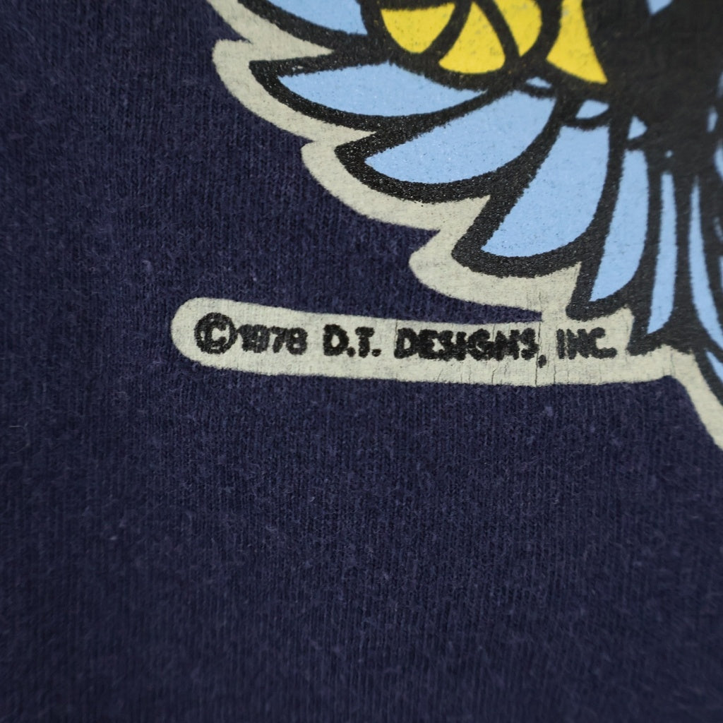 VINTAGE(ヴィンテージ) 90S DOG TOWN OLD SKATE TEE USA製 ドッグタウン 両面プリント 半袖Tシャツ カットソー ネイビー