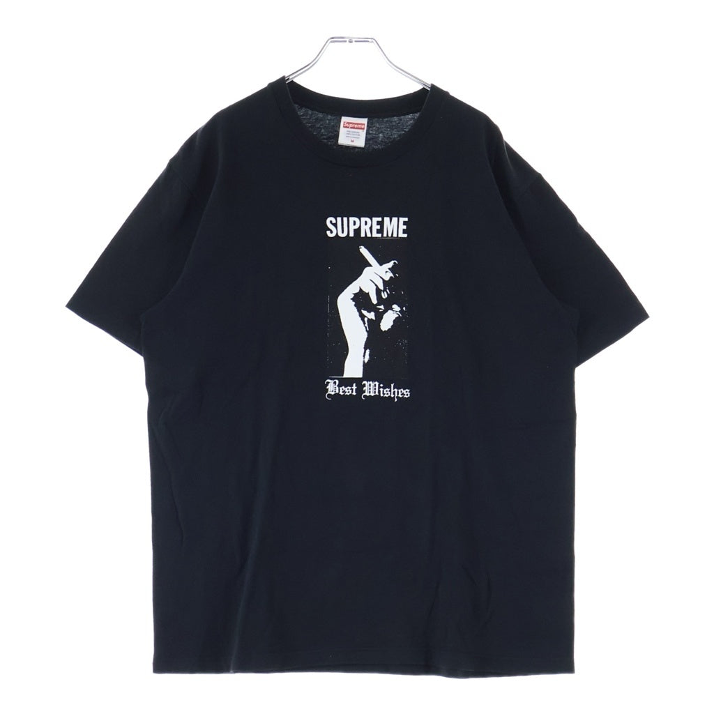 SUPREME(シュプリーム) 26SS Best Wishes ベスト ウィッシーズ フロントプリント 半袖Tシャツ カットソー ブラック -