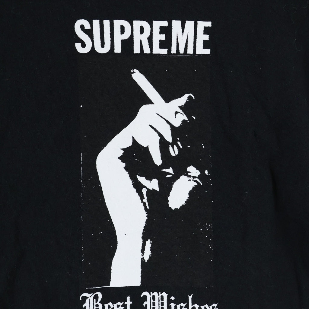 SUPREME(シュプリーム) 26SS Best Wishes ベスト ウィッシーズ フロントプリント 半袖Tシャツ カットソー ブラック -