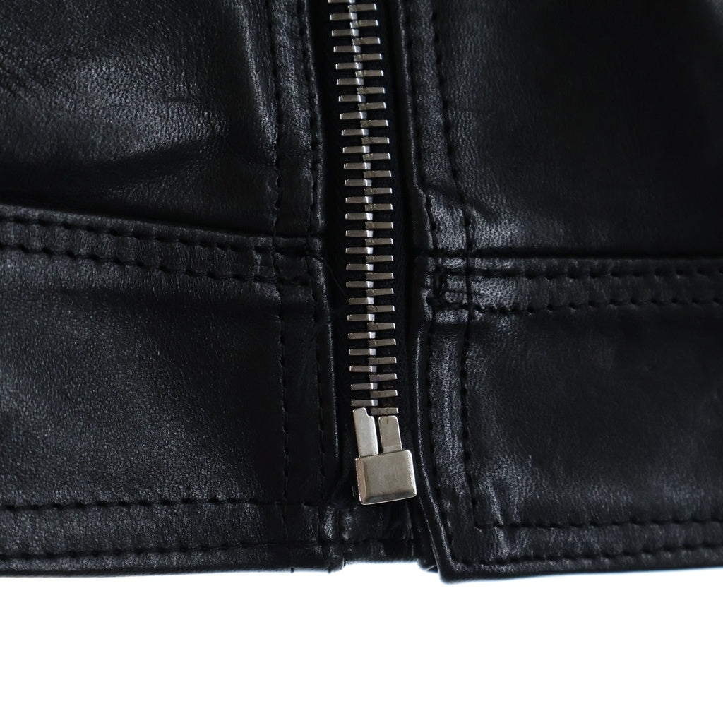 Rick Owens DRKSHDW(リックオウエンス ダークシャドウ) 23AW ジャンボ ルーク ストゥージズ ダブル ライダース レザー ジャケット イン DL02C3791-LHJP
