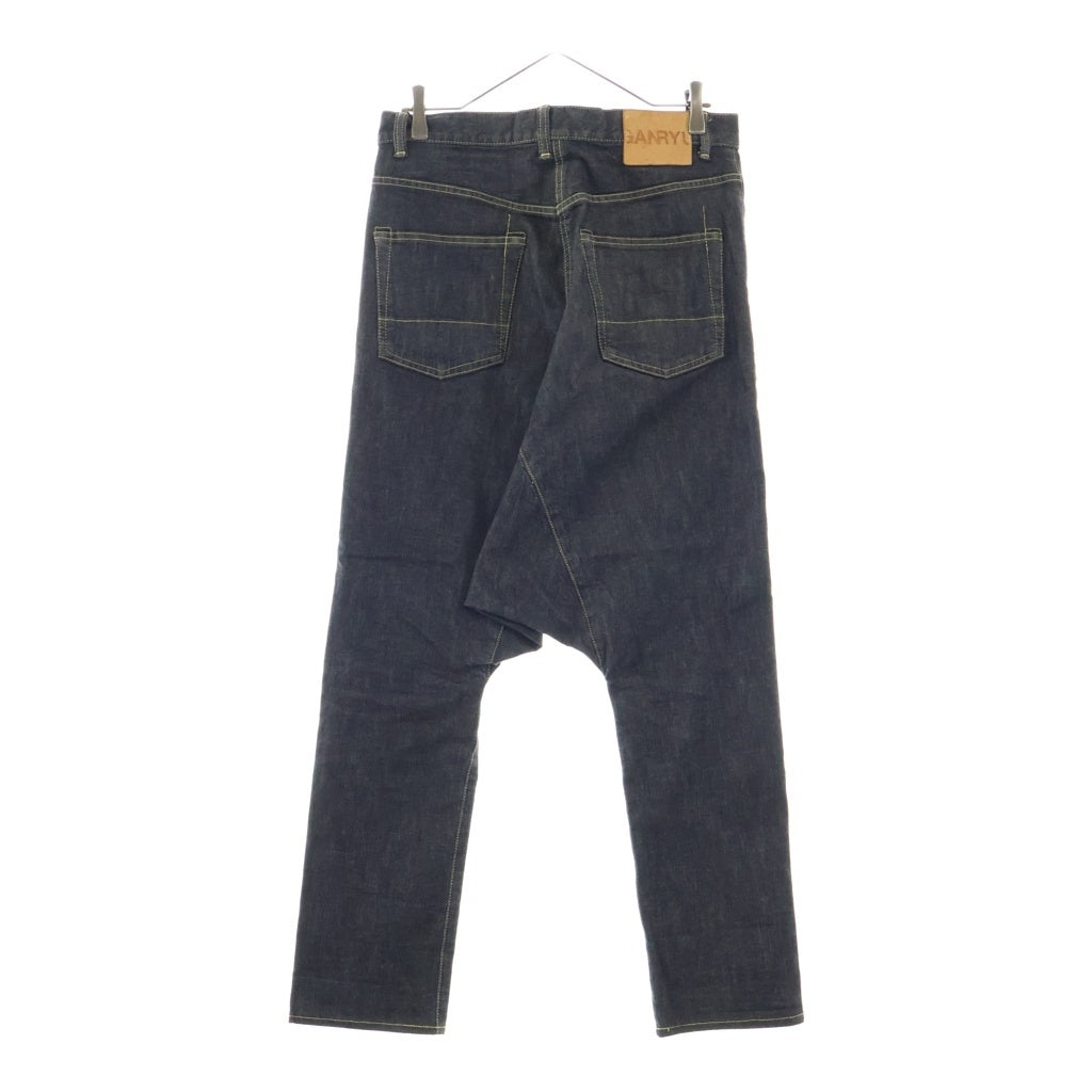 GANRYU(ガンリュウ) 13SS SAROUEL DENIM PANTS サルエルクロップドデニムパンツ グレー EK-P001
