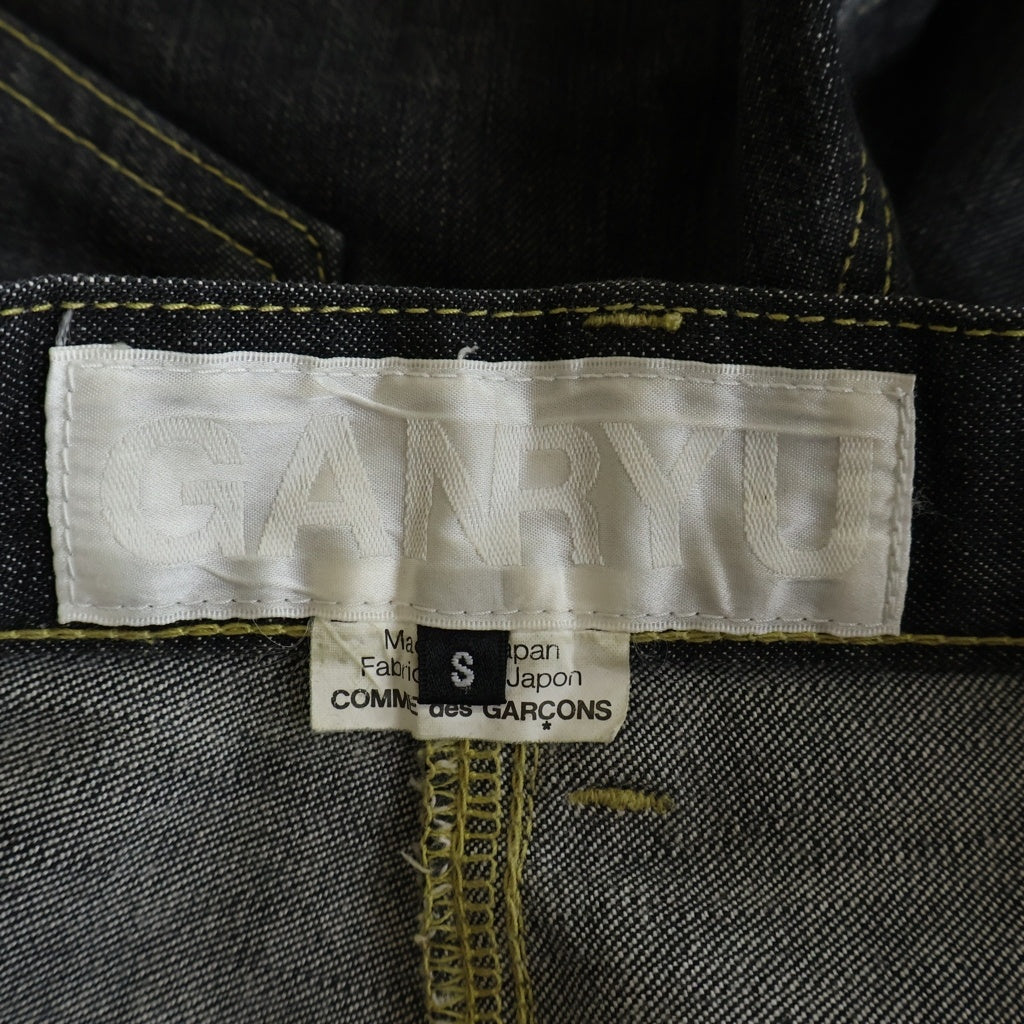 GANRYU(ガンリュウ) 13SS SAROUEL DENIM PANTS サルエルクロップドデニムパンツ グレー EK-P001