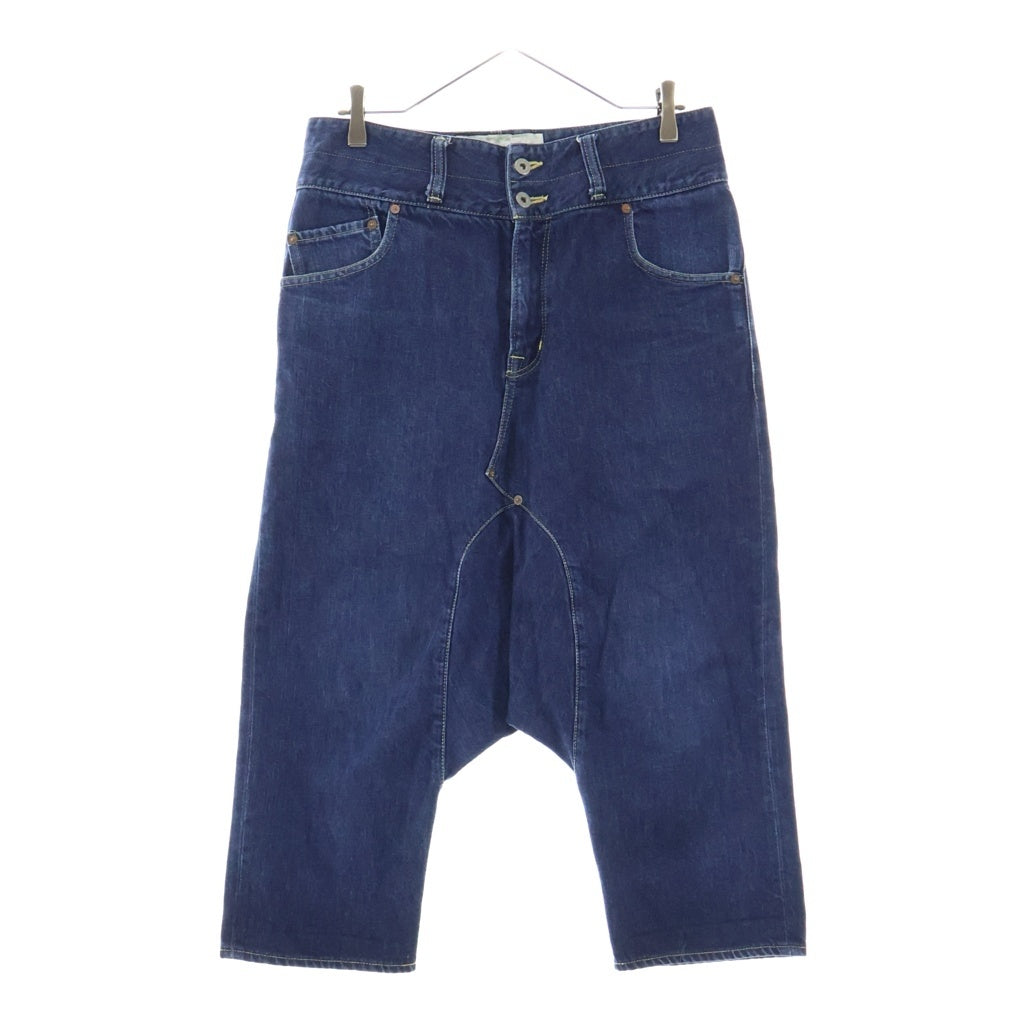 GANRYU(ガンリュウ) 13AW SAROUEL DENIM PANTS サルエルクロップドデニムパンツ インディゴ EL-P007