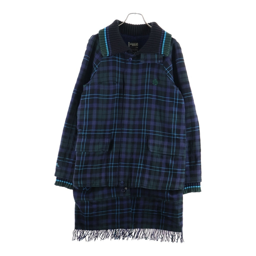 A BATHING APE(アベイシングエイプ) 90S TARTAN CHECK JACKET タータンチェック ジャケット ブラック