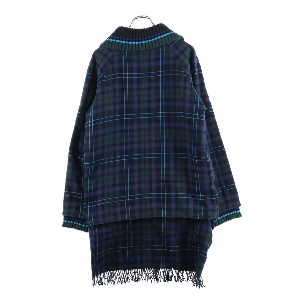 A BATHING APE(アベイシングエイプ) 90S TARTAN CHECK JACKET タータンチェック ジャケット ブラック