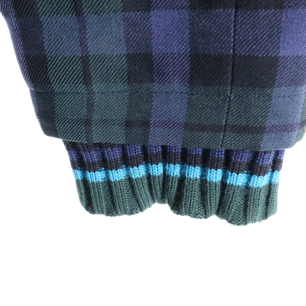 A BATHING APE(アベイシングエイプ) 90S TARTAN CHECK JACKET タータンチェック ジャケット ブラック