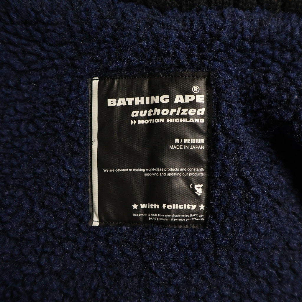 A BATHING APE(アベイシングエイプ) 90S TARTAN CHECK JACKET タータンチェック ジャケット ブラック