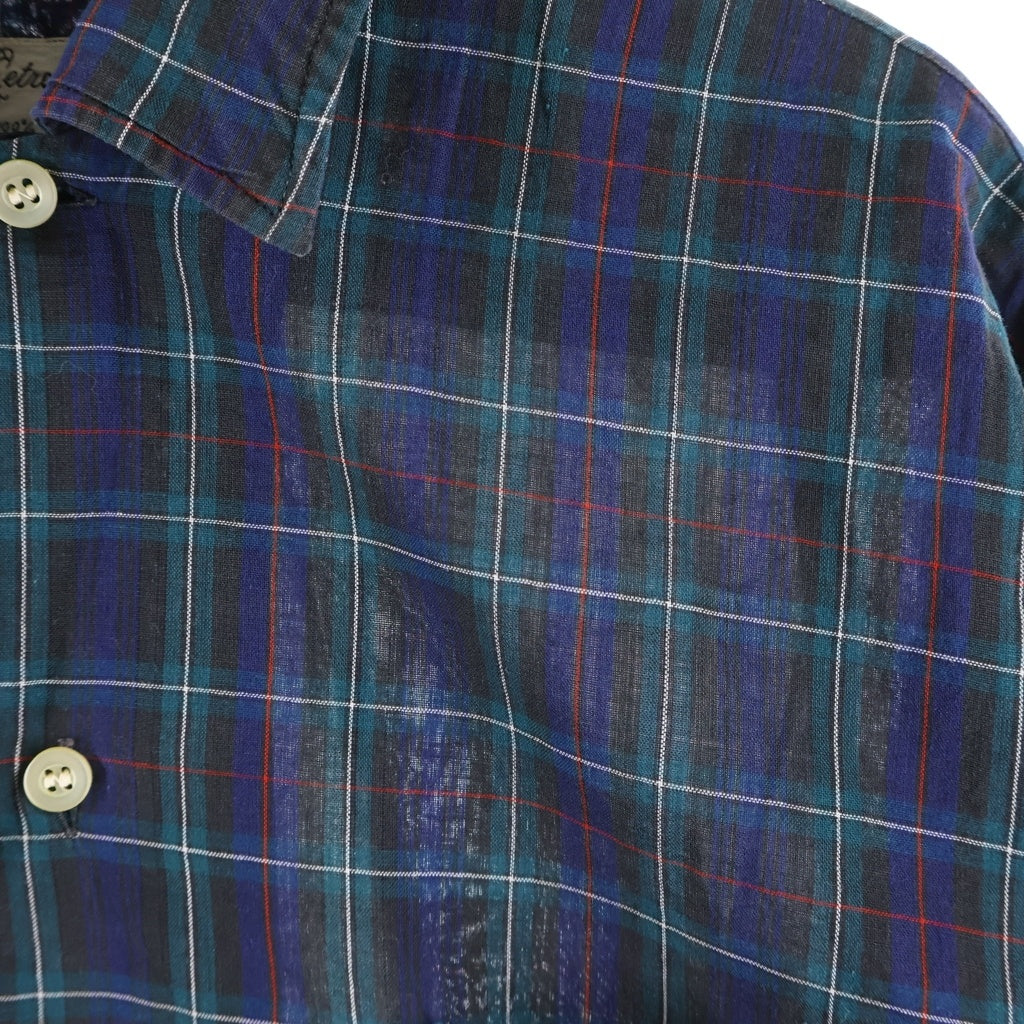 VINTAGE(ヴィンテージ) 60S METROPOLE CLASSICS (メトロポール クラシックス) COTTON CHECK L/S SHIRT コットン チェック 長袖 シャツ ブルー/グリーン/ブラック