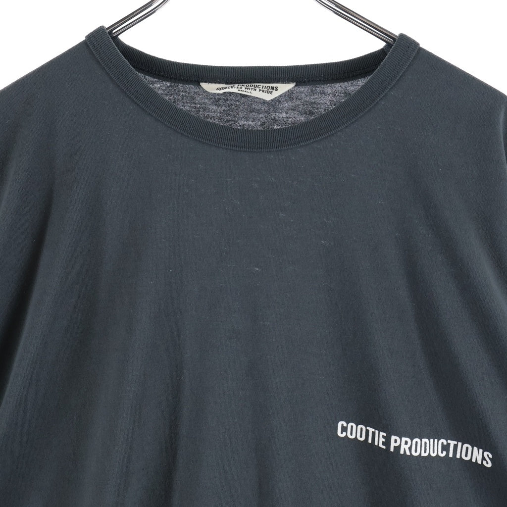COOTIE(クーティー) OVERSIZED L/S TEE オーバーサイズ 長袖 カットソー グレー